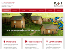Tablet Screenshot of di-mineraloele.de
